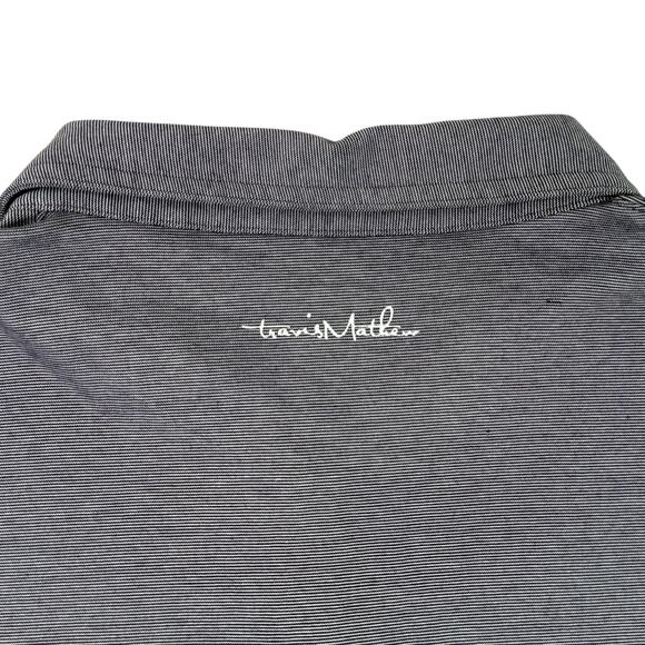 Travis Mathew Mens 2XL Gray Short Sleeve Athletic Polo Shirt - Picture 10 of 11